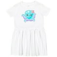 thumbnail image 3 of Inktastic Cute Octopus Blue with Star Girls Toddler Dress, 3 of 5