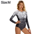 thumbnail image 2 of Traje de buceo para mujer, traje de surf de una pieza de manga larga, traje de baño para mujer a prueba de sol, 2 of 6