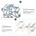 thumbnail image 3 of 10pcs Picture Hanging Kit Z Bar Clip Rail Bracket Hanger Lock with 30pcs Screws, 3 of 9