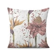 thumbnail image 2 of Pack of 2, Vintage Flower Pillow Covers - 16x16 Inch Chinoiserie Spring Summer Floral Throw Cushions for Outdoor Decor, Sofa, and Bedroom - Breathe New Life into Your Decor, 2 of 7