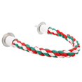 thumbnail image 4 of Soft Cotton Rope Bird Perch Stand – Chew Resistant, Comfortable Climbing Accessory for Parakeet Bird Cage Playgrounds, 4 of 5