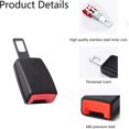 thumbnail image 2 of 2PCS-Seat Belt Extender Original Car Buckle Extender (7/8” Tongue Width) Accessories for Cars  Easy to Install  Buckle Up and Drive-In Comfort, 2 of 7