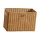 thumbnail image 1 of Cesta de almacenamiento tejida para artículos diversos, con asas, duradera, organizador de almacenamiento decorativo para estantes, cocina, sala de, 1 of 8