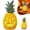 Yellow, variant on Halloween Pineapple Decor Halloween Pineapple Pumpkin Light Decoration Resin Night Light For Home Interior Courtyard Party Festive Atmosphere Halloween Party Decorations Yellow Light