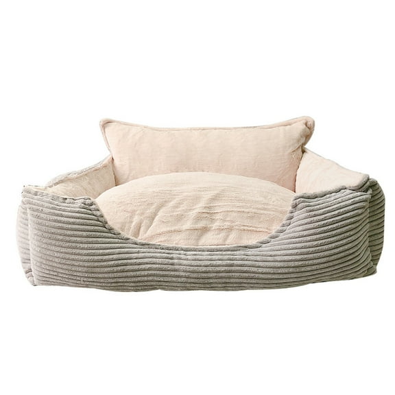 AOOOWER Cats Bed Dog Sofa Hairy Soft Calmed Dog Bed Pet Elegant Plush Sleep Bed