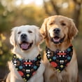 thumbnail image 2 of Dog Bandana 2 Pack,Red Mushroom Flower Black Pattern Bandanas for Dogs,Cat Bandana,Small/ Large Dog Bandana 2 Size,Dog Bandanas, 2 of 6