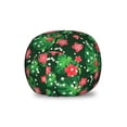 thumbnail image 1 of Monstera Storage Toy Bag Chair, Exotic Blossoms Flowers and Leaves in Tropical Nature Tones Illustration, Stuffed Animal Organizer Washable Bag, Large Size, Green and Coral, by Ambesonne, 1 of 3