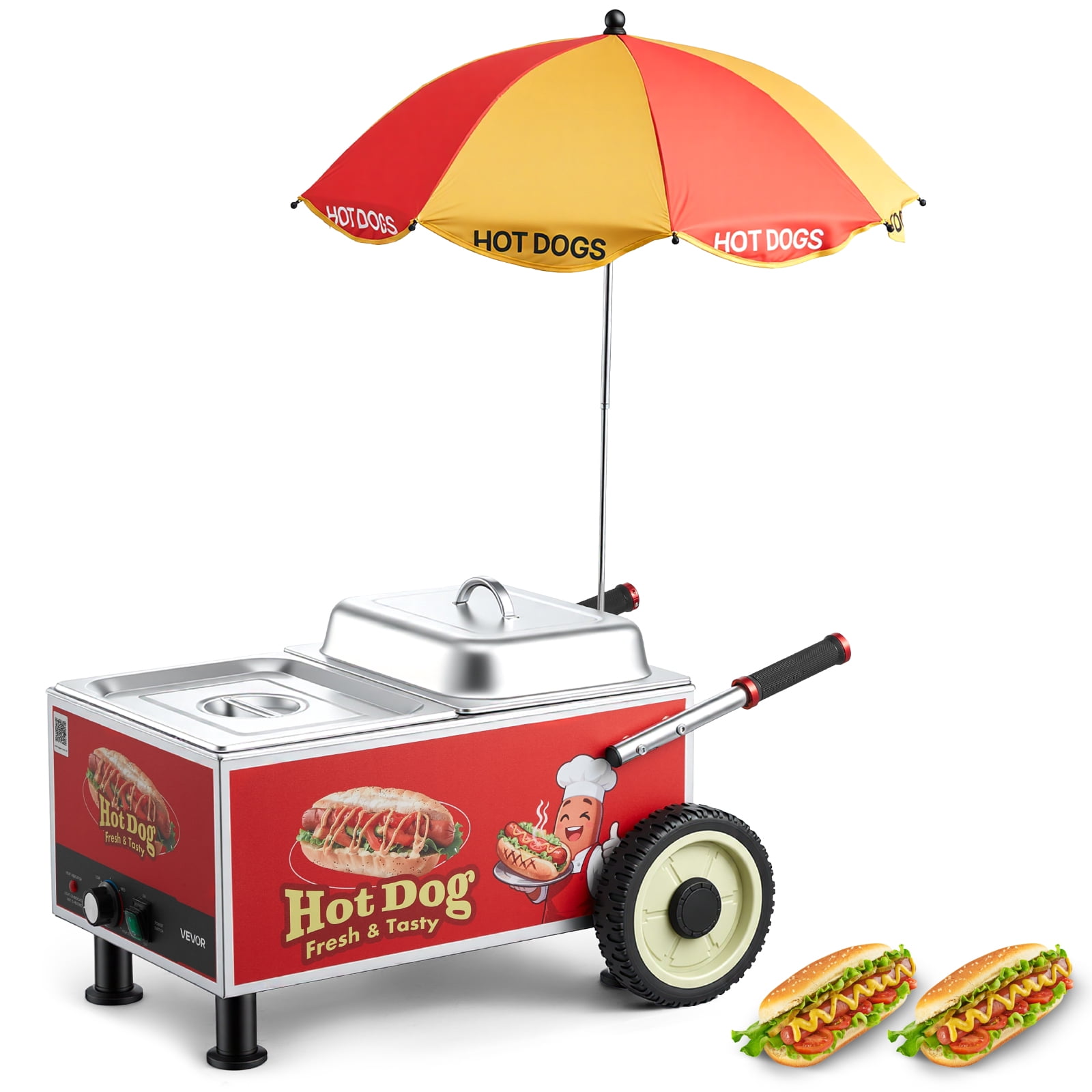 Nostalgia HDF510 Hot Dog Ferris Wheel Cart - Walmart.com