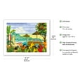thumbnail image 2 of Woody - Surfer’s Paradise Hawaii - Hawaiian Beach - From an Original Watercolor Painting by Robin Wethe Altman - Bamboo Fine Art 290gsm Paper (Unframed) 17x22in, 2 of 4