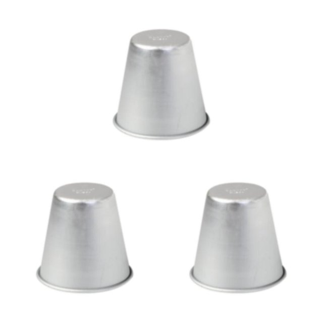 Naiovety 8 Uds. De moldes de acero inoxidable asequibles y respetuosos con el medio ambiente para hornear, molde para hornear sostenible, M-B04 Type1 NO1