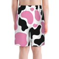 thumbnail image 3 of Cauagu Cow Spots Print Swim Trunks for Men,Youth Boys Swim Shorts Compression Liner Beach Shorts Boys' Swimming Shorts 7-20 Years Bathing Suit-Small, 3 of 7