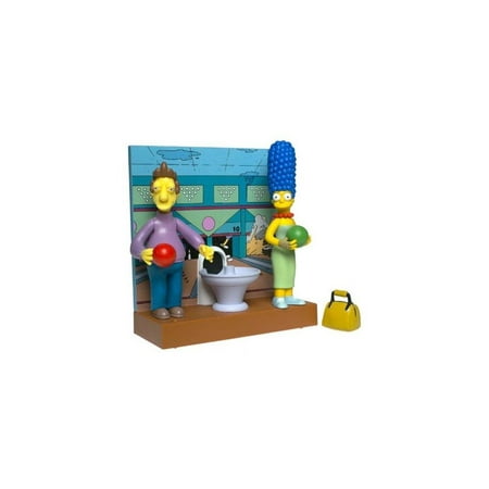 The Simpsons Fast Lane Bowling Alley Playset with Marge and