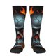 thumbnail image 1 of Balery Flame Metal Skull Calcetines novedosos Calcetines deportivos Calcetines hasta la rodilla Calcetines de algodón Calcetines originales y geniales, 1 of 6