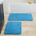 thumbnail image 2 of Windsor Home  2-piece Memory Foam Shag Bath Mat, 2 of 5
