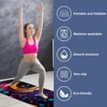 thumbnail image 2 of Musical Note Yoga Towel with Storage Bag, 72.8"x26.8", Suitable for Yoga, Pilates, Fitness, etc. - Yoga Towels, Yoga Blankets, Gym Towels, 2 of 6