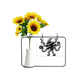 thumbnail image 1 of Jarrón de girasol artificial Unbranded ilustración tarjeta de bendición, 1 of 3