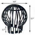 thumbnail image 3 of 4-Pack Gutter Mushrooms, Decorative Roof Accessories, 12.5 x 14.5 cm Size, 3 of 5