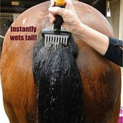 Aqua Comb for Horses - Instantly Wets Tail & Mane - Cleaning, Massager, Deshedding, Grooming Tool - Great For Wound & Skin Care, Detangling Hair & Fur, Rescue Animals