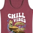 thumbnail image 3 of Chill Vibes - Women's Racerback Tank Top, 3 of 5