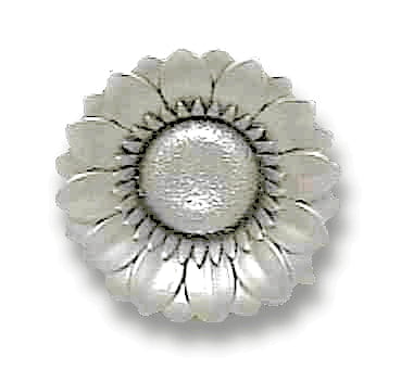 Darice Ceramic-Fancy-White with Silver Filigree Decorative Knob