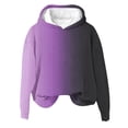 thumbnail image 4 of Ashirexll Hoodies for Women, Oversized Hoodies for Women, Ladies Gradient Color Hooded Sweatshirts Long Sleeve Pockets Loose Hoodies, 4 of 5