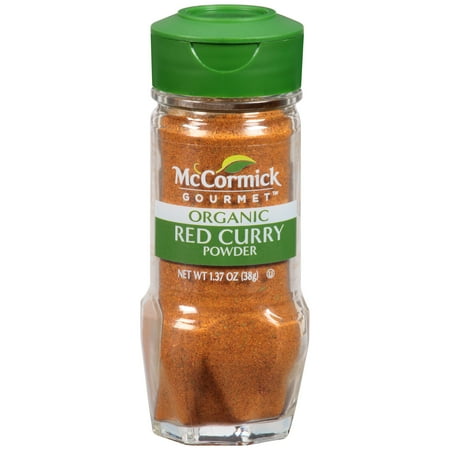 Red Curry Paste - McCormick Gourmet Organic Red Curry Powder, 1.37 oz