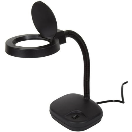 Stalwart 40 Led 5x Desktop Magnifier Gooseneck Lamp Black Com Stalwart 40 Led 5x Desktop Magnifier Gooseneck Lamp Black