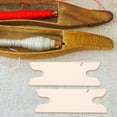 thumbnail image 3 of Wooden Lace Shuttle 10Pcs for DIY Crafts Beige Rectangular Yarn Management, 3 of 9