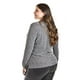 thumbnail image 3 of Blusa Con Patrón Geométrico Roman Fashion Plateado Talla Extra 42, 3 of 6