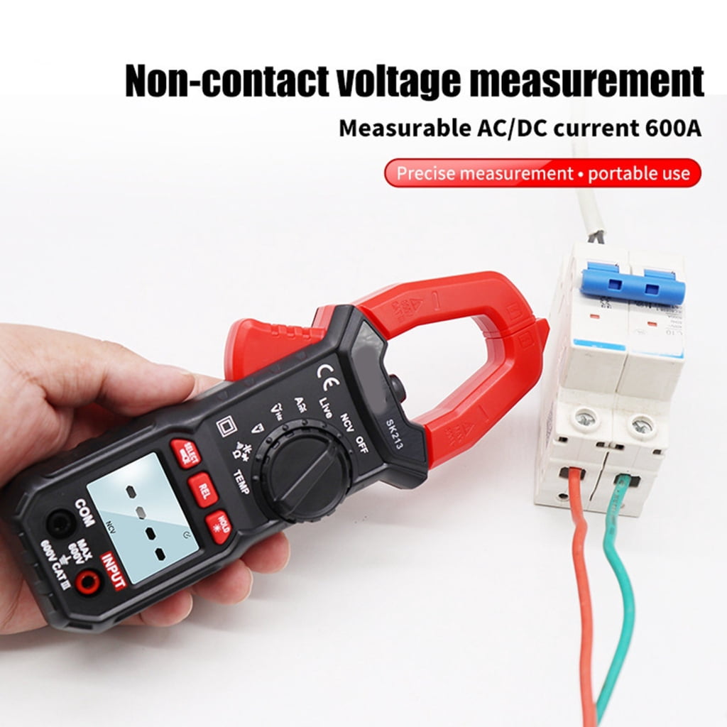 JZROCKER Advanced SK213 Clamp Multimeter Digital Clamp Meter for Electrical Enthusiasts and Technicians Not Including Battery