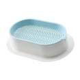 thumbnail image 1 of Seed Sprouter Tray for Seedling Planting Tray Seed Soil Free Hydroponic Cats Grass Box Blue, 1 of 3