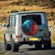 thumbnail image 5 of Fotbe Red And Blue Fire Funda de Llanta de Repuesto con Estampado, Engrosada, Ajuste Universal para Jeep, Remolque, RV, SUV, Camión-15 inch, 5 of 6