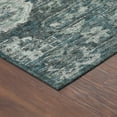 thumbnail image 3 of Addison Rugs Chantille Indoor/Outdoor Traditional Teal Machine Washable Rectangle Rug, 8' x 10', 3 of 8