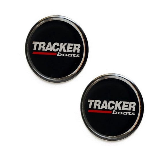 Tracker Boat Steering Wheel Decals CP20016 | Stickers Black (Pair)
