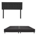 thumbnail image 1 of Box Base Cama King Size + Cabecera Balboa Negro, 1 of 7