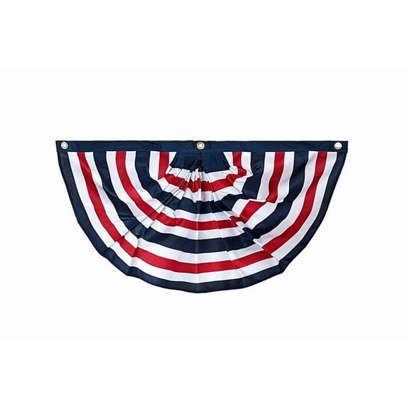 Briarwood Lane Red White And Blue Bunting 48" x 24"