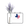 thumbnail image 1 of Mapa de franjas en forma de estrellas de la bandera de Texas USA Tarjeta de jarrón de lavanda artificial, 1 of 3