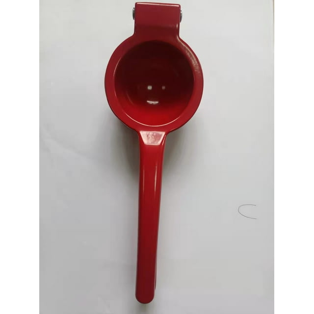 Grand Presse-Agrumes Manuel Rouge - Presse à Fruits Robuste de 175 g pour une Extraction Efficace du Citron/de la Lime, Design Compact et Portable, Idéal pour un Usage Domestique/commercial, Vente en Gros Offerte par le Fabricant