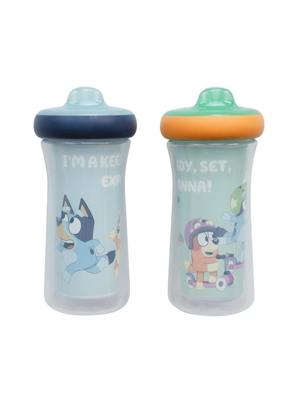 The First Years Bluey Insulated Sippy Cup, 9 Oz  2 Pack