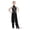 Black, variant on TTAO Kids Girls Sequin Layered Tassel Pants Jumpsuit Sleeveless Ballroom Rumba Samba Latin Dance Red 6
