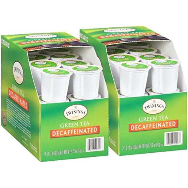 Twinings Green Tea Decaf Keurig KCups, 48 Count