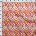 thumbnail image 4 of oneOone Cotton Poplin Orange Fabric Swirl & Mandala Sewing Material Print Fabric By The Yard 42 Inch Wide, 4 of 6