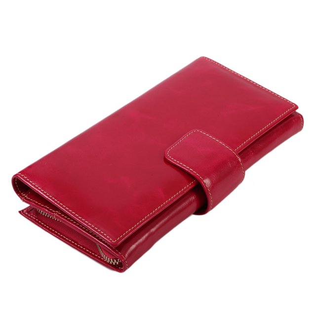 JUST BUY IT Multi Card Slots Business Type Women Adult Long Style PU Leather Money Wallet