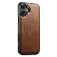 thumbnail image 3 of Mantto for iPhone 16 Detachable 2-in-1 Case with Card Pocket,Compatible with Magsafe Wireless Charging,Shockproof Premium PU Leather Credit Card Slots Kickstand Phone Case,Brown, 3 of 10