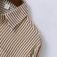 thumbnail image 4 of Wancir Mens Striped Shirts 2025 Summer Holiday Beach Shirts Casual Loose Fit Long Sleeve Button Down Shirts with Pocket, 4 of 8