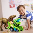 thumbnail image 3 of Hirger Transforming Car Dinosaur Toy for Kids 2-5: Dino Transformer Toy Car with Light Music for Toddlers 1-3 | Christmas Birthday Gifts for Boys Age 4-6, 3 of 6
