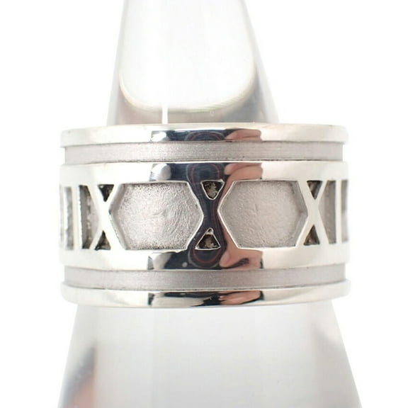 Pre-Owned TIFFANY 925 Atlas Wide Ring, size 14 (Good)