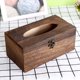 thumbnail image 5 of 1 funda de madera útil para caja de pañuelos retro, soporte para servilletas de papel, decoración para el hogar y el coche, 5 of 5