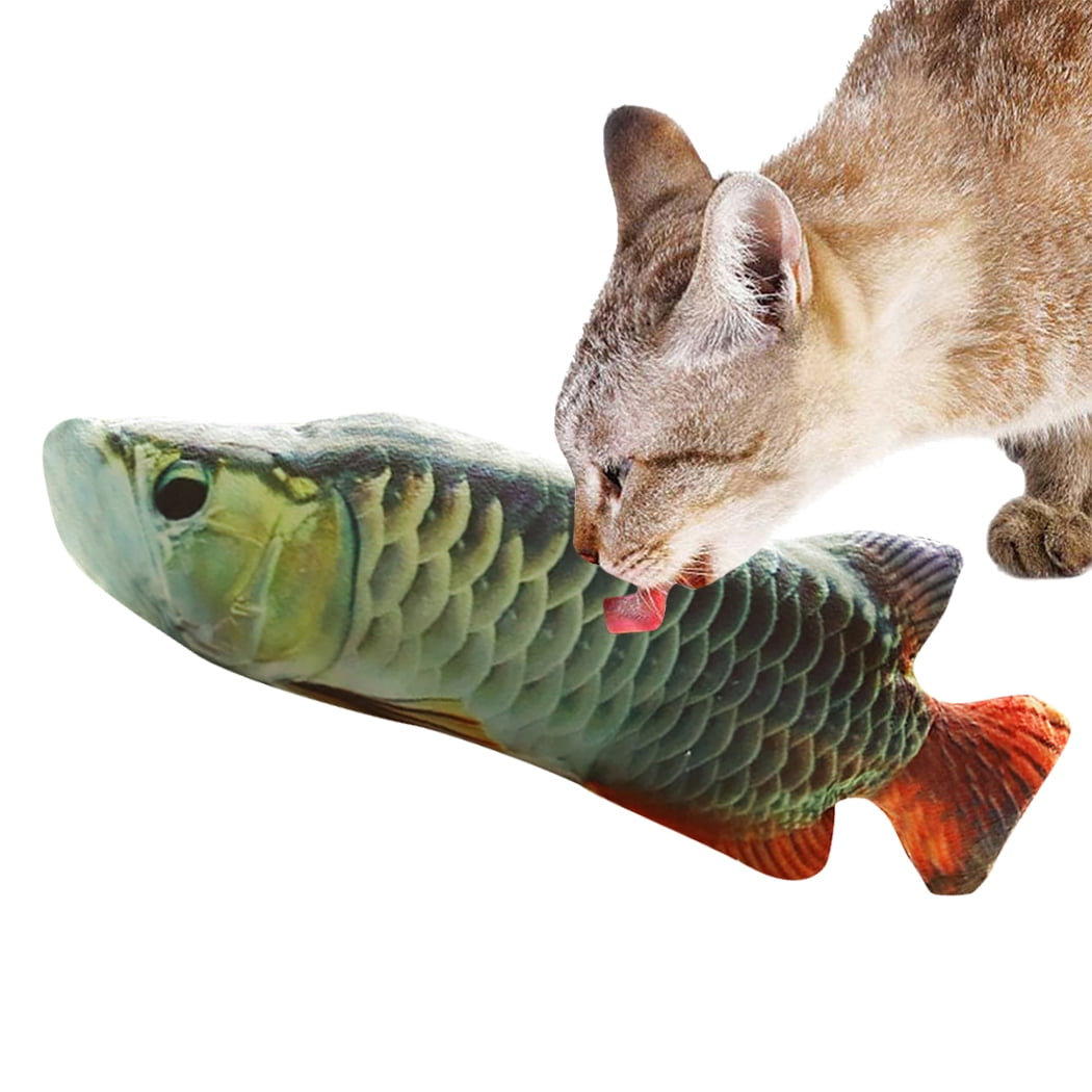 11.81in Moving Cat Toy Electric Realistic Motion Kitten Toy Cat Interactive Toy