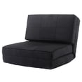 thumbnail image 3 of Topbuy Fold Down Chair Convertible Couch GrayBlack, 3 of 10